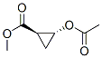 Cyclopropanecarboxylic acid, 2-(acetyloxy)-, methyl ester, trans- (9CI) picture