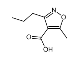 4-Isoxazolecarboxylicacid,5-methyl-3-propyl-(8CI)结构式