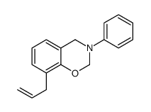 3-phenyl-8-prop-2-enyl-2,4-dihydro-1,3-benzoxazine结构式