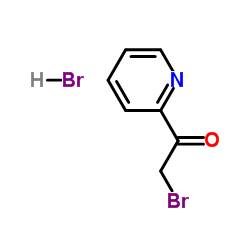 2-Bromo-1-pyridin-2-ylethanone hydrobromide Structure