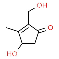 2-Cyclopenten-1-one, 4-hydroxy-2-(hydroxymethyl)-3-methyl- (9CI) Structure