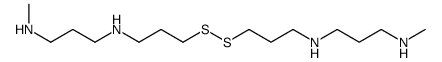 N-methyl-N'-[3-[3-[3-(methylamino)propylamino]propyldisulfanyl]propyl]propane-1,3-diamine Structure