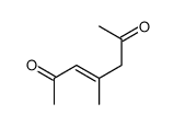 (E)-4-methylhept-3-ene-2,6-dione结构式