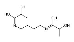 2-hydroxy-N-[4-(2-hydroxypropanoylamino)butyl]propanamide Structure