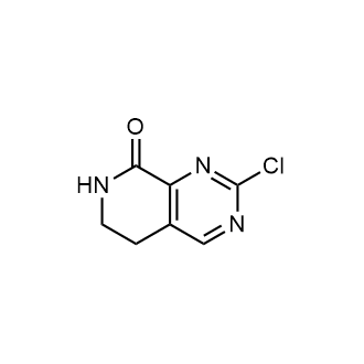 2-Chloro-5h,6h,7h,8h-pyrido[3,4-d]pyrimidin-8-one Structure