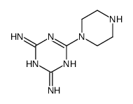 6-(1-Piperazinyl)-1,3,5-triazine-2,4-diamine结构式