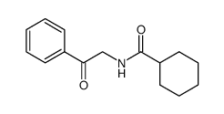 N-phenacyl-cyclohexanecarboxamide Structure