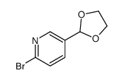 2-溴-5-(1,3-二氧孕强誥pp-2-基)吡啶结构式