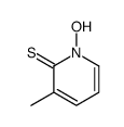 1-hydroxy-3-methylpyridine-2-thione结构式