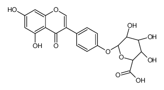 Genistein 4’-β-D-Glucuronide Structure