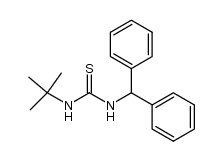 1-tert-butyl-3-(diphenylmethyl)thiourea Structure