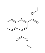 diethyl quinoline-2,4-dicarboxylate结构式