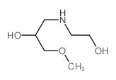 2-Propanol,1-[(2-hydroxyethyl)amino]-3-methoxy- Structure