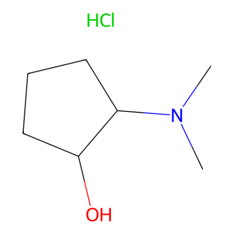 trans-(-)-2-(dimethylamino)cyclopentanol;hydrochloride Structure