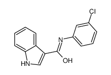 N-(3-chlorophenyl)-1H-indole-3-carboxamide Structure