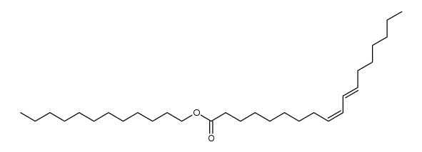 (9Z,11E)-dodecyl octadeca-9,11-dienoate Structure