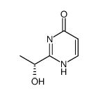 4(1H)-Pyrimidinone,2-[(1R)-1-hydroxyethyl]- structure