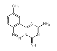 2H-1,3,5-Triazino[1,2-c][1,2,3]benzotriazin-4-amine,2-imino-10-methyl- Structure