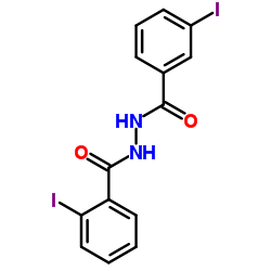 2-Iodo-N'-(3-iodobenzoyl)benzohydrazide Structure