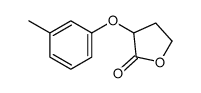 3-(3-methylphenoxy)oxolan-2-one Structure