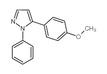 5-(4-METHOXYPHENYL)-1-PHENYL-1H-PYRAZOLE structure