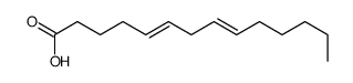 5,8-TETRADECADIENOIC ACID, (5Z,8Z)- Structure