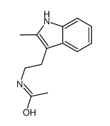 N-[2-(2-Methyl-1H-indol-3-yl)ethyl]acetamide Structure