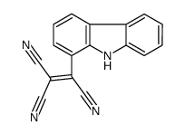 2-(9H-carbazol-1-yl)ethene-1,1,2-tricarbonitrile Structure