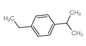 1-Ethyl-4-isopropylbenzene Structure