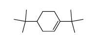 1,4-di-tert-butylcyclohexene Structure