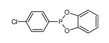 2-(4-chlorophenyl)-1,3,2-benzodioxaphosphole结构式