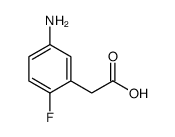 5-Amino-2-fluorophenylacetic acid 98 structure