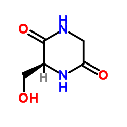 环(甘氨酰-丝氨酰)结构式