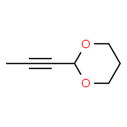 1,3-Dioxane, 2-(1-propynyl)- (9CI)结构式