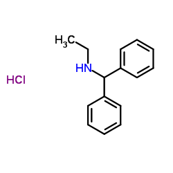 (diphenylmethyl)(ethyl)amine hydrochloride structure