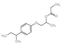 1-(4-butan-2-ylphenoxy)propan-2-yl propanoate picture