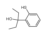 3-(2-mercaptophenyl)pentan-3-ol结构式