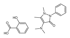 aminophenazone salicylate Structure