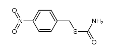 thiocarbamic acid S-(4-nitro-benzyl ester)结构式