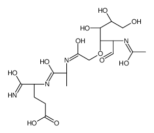 N-acetyl-nor-muramyl-L-alanyl-D-isoglutamine结构式