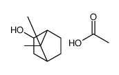 acetic acid,7,7-dimethylbicyclo[2.2.1]heptan-3-ol Structure