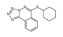 6-cyclohexylsulfanyltetrazolo[5,1-a]phthalazine Structure