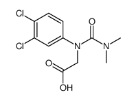 2-[3,4-dichloro-N-(dimethylcarbamoyl)anilino]acetic acid结构式