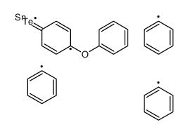 1-λ1-tellanyl-4-phenoxybenzene,triphenyltin Structure