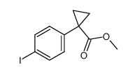 Methyl 1-(4-iodophenyl)cyclopropanecarboxylate structure