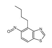 Benzothiazole, 4-butyl-5-nitroso- (9CI) Structure