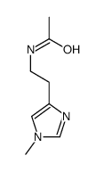 N-[2-(1-methylimidazol-4-yl)ethyl]acetamide Structure