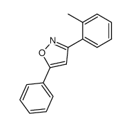 ISOXAZOLE, 3-(2-METHYLPHENYL)-5-PHENYL-结构式