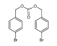 bis[(4-bromophenyl)methoxy]-oxophosphanium结构式