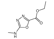 5-methylamino-[1,3,4]oxadiazole-2-carboxylic acid ethyl ester Structure